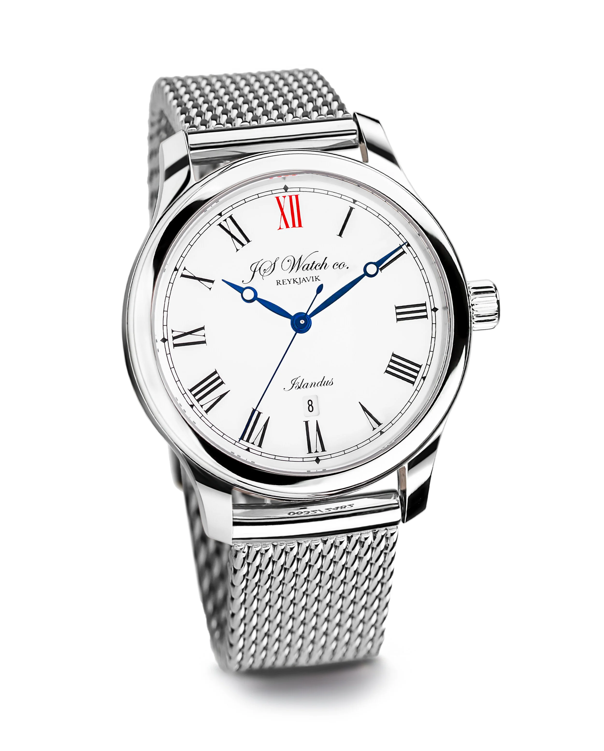 JS Watch Company Reykjavik Islandus White Roman
